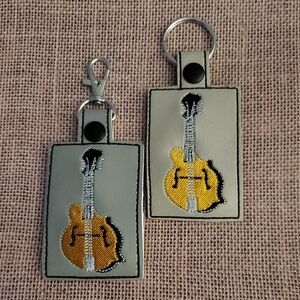 NEW Mandolin Snao Tab Key Chain Handmade